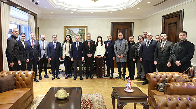 BİGALILAR SOSYAL YARDIMLAŞMA DERNEĞİ'NDEN BÜLENT TURAN'A ZİYARET