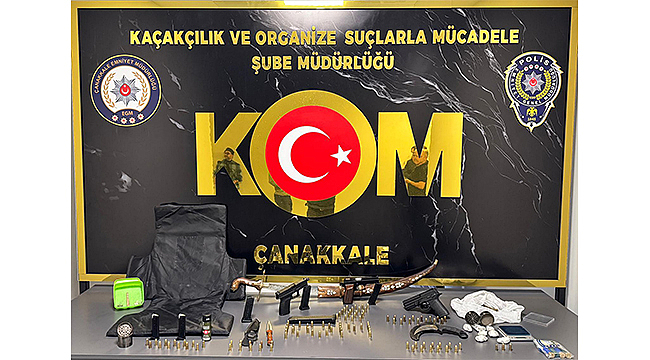 ÇANAKKALE'DE ORGANİZE SUÇ ÖRGÜTÜNE OPERASYON: 21 ŞÜPHELİ YAKALANDI
