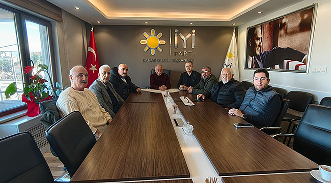 ÇANAKKALE OKÇULUK SPOR KULÜBÜ'NDEN İYİ PARTİ İL BAŞKANLIĞI'NA ZİYARET