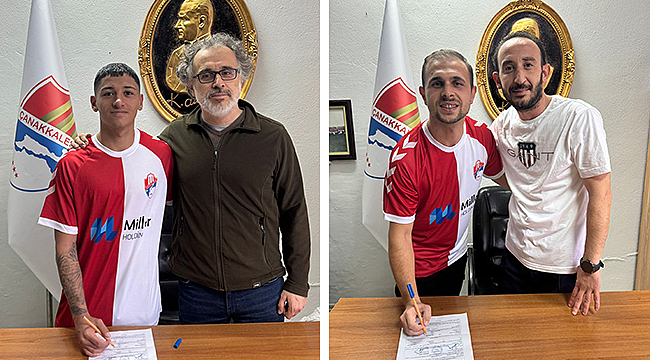 ÇANAKKALESPOR'DAN İKİ YENİ TRANSFER