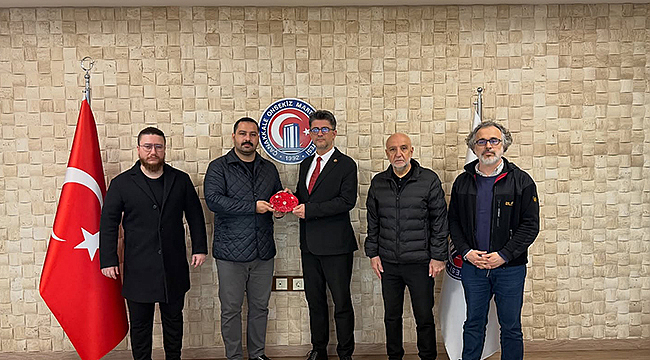 ÇANAKKALESPOR HEYETİNDEN REKTÖR ERENOĞLU'NA ZİYARET