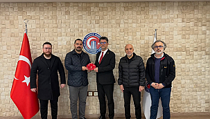ÇANAKKALESPOR HEYETİNDEN REKTÖR ERENOĞLU'NA ZİYARET