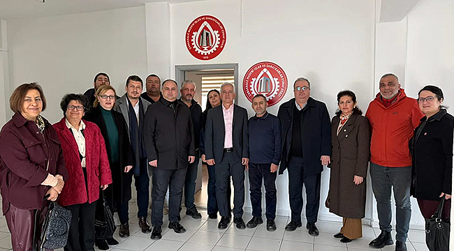 CHP ÇANAKKALE MERKEZ İLÇE'DEN MESLEK ODALARINA ZİYARET