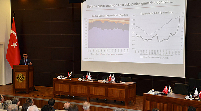 ÇTSO SÖYLEŞİLERİ "DEĞİŞEN DÜNYADA TÜRKİYE" KONULU KONFERANS İLE DEVAM ETTİ 