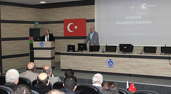KOSGEB DESTEKLERİ BİGA TSO'DA ANLATILDI
