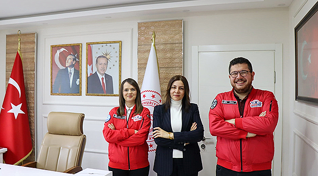 T3 VAKFI'NDAN İL MİLLÎ EĞİTİM MÜDÜRÜ MİNE HAYTA'YA ZİYARET