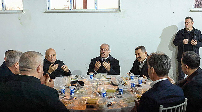 VALİ TORAMAN EVREŞE'DE İFTAR PROGRAMINA KATILDI