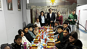 AK PARTİ ÇANAKKALE TEŞKİLATI ÇOCUKLARLA İFTAR SOFRASINDA BULUŞTU