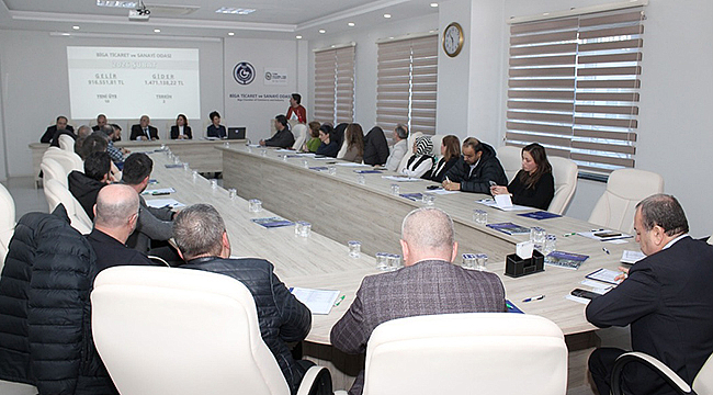 BİGA TSO MART AYI MECLİS TOPLANTISI YAPILDI