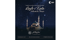 BİN AYDAN HAYIRLI KADİR GECEMİZ MÜBAREK OLSUN