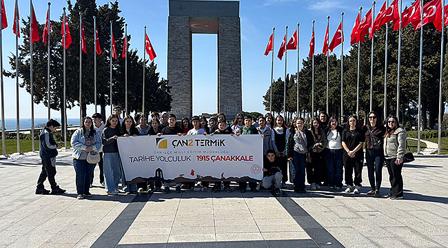 ÇAN2 TERMİK SANTRALİ, 3. YILINDA DA GENÇLERİ ÇANAKKALE'NİN TARİHİ MİRASIYLA BULUŞTURDU