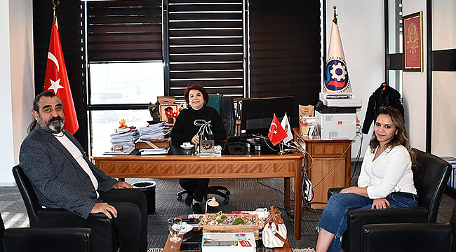 ÇANAKKALE 15 TEMMUZ DEMOKRASİ OTOGAR MÜDÜRÜ, ÇTSO'YU ZİYARET ETTİ