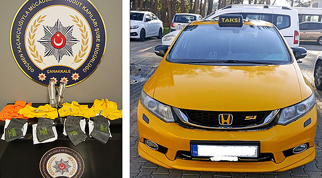 ÇANAKKALE'DE GÖÇMEN KAÇAKÇILIĞI OPERASYONU