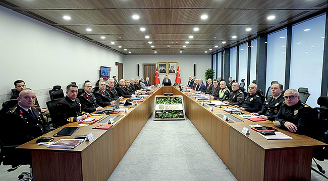 ÇANAKKALE'DE RAMAZAN BAYRAMI GÜVENLİK TEDBİRLERİ GÖRÜŞÜLDÜ