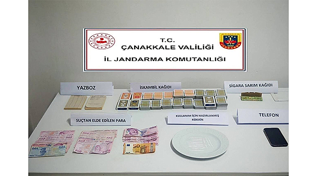 ÇANAKKALE VE BİGA'DA UYUŞTURUCU OPERASYONU