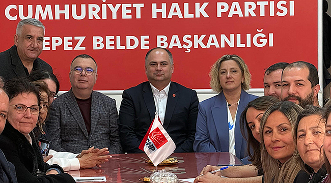 CHP ÇANAKKALE MERKEZ İLÇE BAŞKANI ERGUN'DAN YENİ YÖNETİME ZİYARET