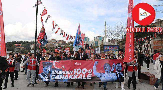 CHP'Lİ GENÇLERDEN YÜRÜYÜŞ