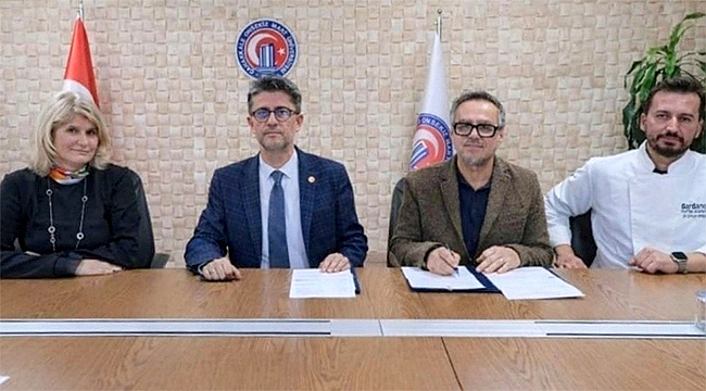 ÇOMÜ VE ÇANAKKALE GASTRONOMİ DERNEĞİ ARASINDA TARİHİ İŞ BİRLİĞİ