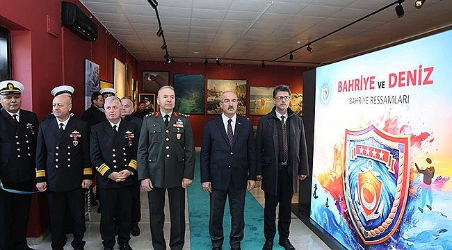 DENİZ MÜZESİ'NDE "BAHRİYE VE DENİZ" SERGİSİ AÇILDI
