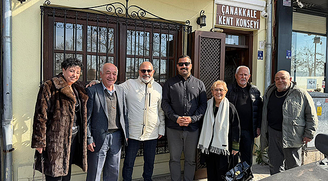 İYİ PARTİ ÇANAKKALE İL YÖNETİMİ'NDEN KENT KONSEYİ'NE ZİYARET