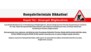 KAPALI YOL BİLGİLENDİRME