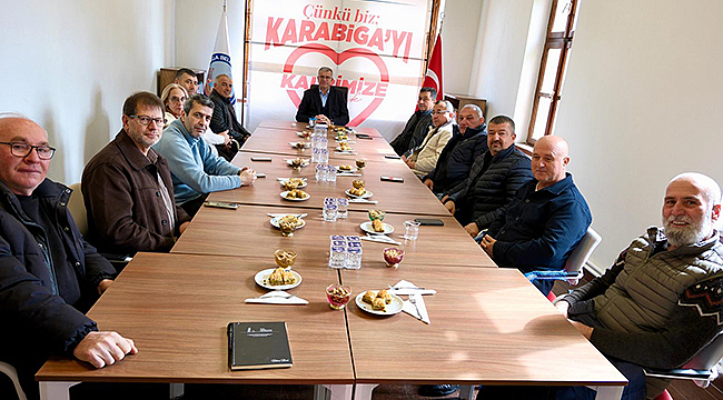 KARABİGA'DA 7 YILLIK HİZMETLER İSTİŞARE TOPLANTISINDA ANLATILDI