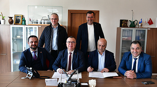 KEPEZ'DE BARAJ SUYU İÇİN SÖZLEŞME İMZALANDI