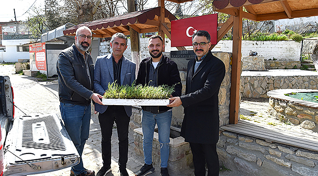 SARICAELİ KÖYÜ'NE LAVANTA DESTEĞİ