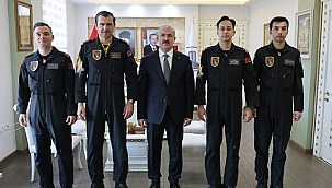 SOLOTÜRK EKİBİNDEN VALİ TORAMAN'A ZİYARET