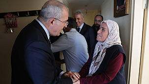 VALİ TORAMAN'DAN ŞEHİT ANNESİNE ZİYARET