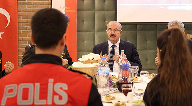 VALİ TORAMAN EMNİYET PERSONELİYLE İFTAR PROGRAMINDA BULUŞTU