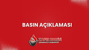 ZAFER PARTİSİ'NDEN SERT ÇIKIŞ