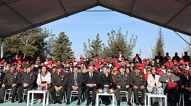 57. PİYADE ALAYI SANCAK DEVİR TESLİM TÖRENİ CONKBAYIRI'NDA GERÇEKLEŞTİRİLDİ