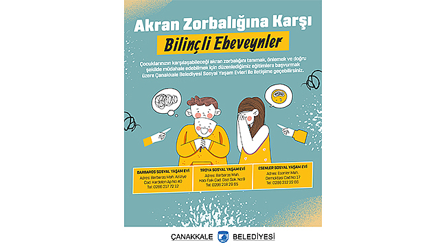 AKRAN ZORBALIĞINA KARŞI EBEVEYNLERE YÖNELİK EĞİTİMLER SÜRÜYOR
