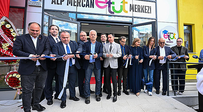 ALP MERCAN ETÜT MERKEZİ VE BİSİKLETLİ YAŞAM PARKI HİZMETE AÇILDI