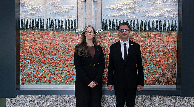 AVUSTRALYA KONSOLOSU WAUCHOPE'TAN ÇOMÜ REKTÖRÜ ERENOĞLU'NA ZİYARET