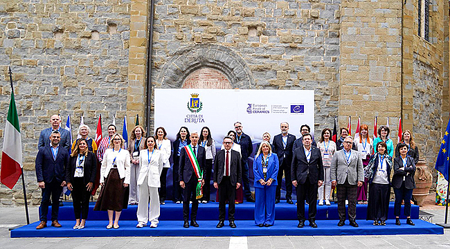 BAŞKAN ERKEK, AVRUPA SERAMİK ROTASI GENEL KURULU'NDA