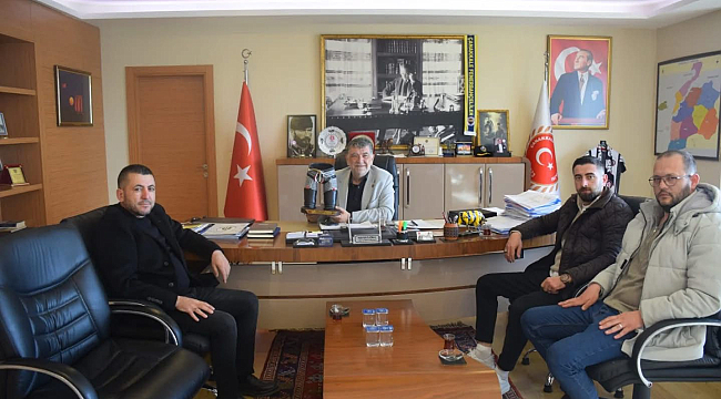 BAŞKAN ERTUĞRUL'A HAYIRLI OLSUN ZİYARETİ