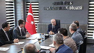 BAŞKAN SEMİZOĞLU, EZİNE GIDA İHTİSAS OSB MÜTEŞEBBİS HEYET TOPLANTISINA KATILDI