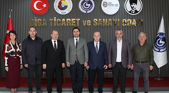 BİGA İLÇE MİLLÎ EĞİTİM MÜDÜRÜNDEN BİGA TSO'YA ZİYARET