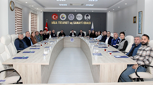 BİGA TSO EV SAHİPLİĞİNDE SEKTÖREL DEĞERLENDİRME TOPLANTISI YAPILDI