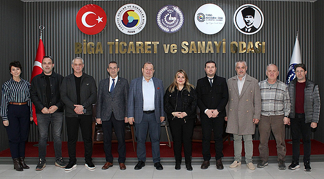BİGA VERGİ DAİRESİ'NDEN BİGA TSO'YA ZİYARET