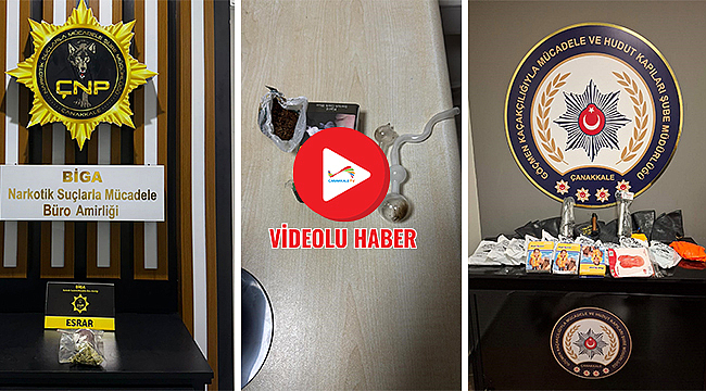 ÇANAKKALE'DE BİR HAFTADA 35 ARANAN ŞAHIS YAKALANDI