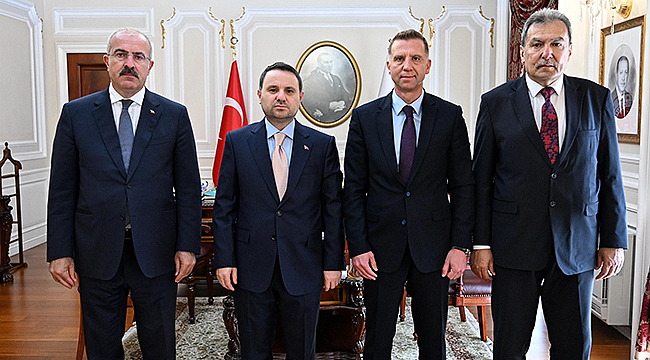 ÇANAKKALE HEYETİNDEN ADALET BAKANI AKIN GÜRLEK'E ZİYARET