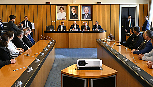 ÇANAKKALELİ MUHTARLARDAN TBMM'DE DERVİŞOĞLU'NA ZİYARET