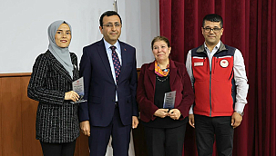 ÇEVREYE KATKI SAĞLAYAN PERSONELE PLAKET