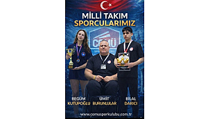ÇOMÜ SPOR KULÜBÜ'NDEN MİLLİ GURUR: 3 SPORCUMUZ MİLLİ TAKIMDA