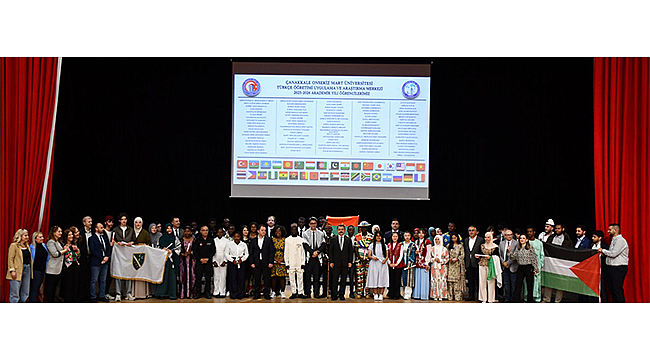 ÇOMÜ TÖMER'DE 2025-2026 AKADEMİK YILI MEZUNİYET TÖRENİ GERÇEKLEŞTİRİLDİ