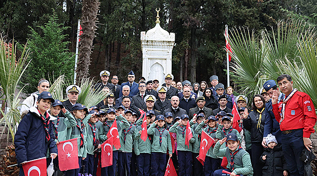DUMLUPINAR ŞEHİTLERİ BARBAROS ŞEHİTLİĞİ'NDE ANILDI
