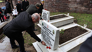 DUMLUPINAR ŞEHİTLERİ BARBAROS ŞEHİTLİĞİ'NDE ANILDI